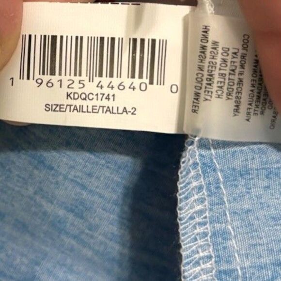 Kensie Striped Sleeveless Ruffle Hem Colorful Collared Maxi Dress Size 2 NEW - Picture 13 of 13